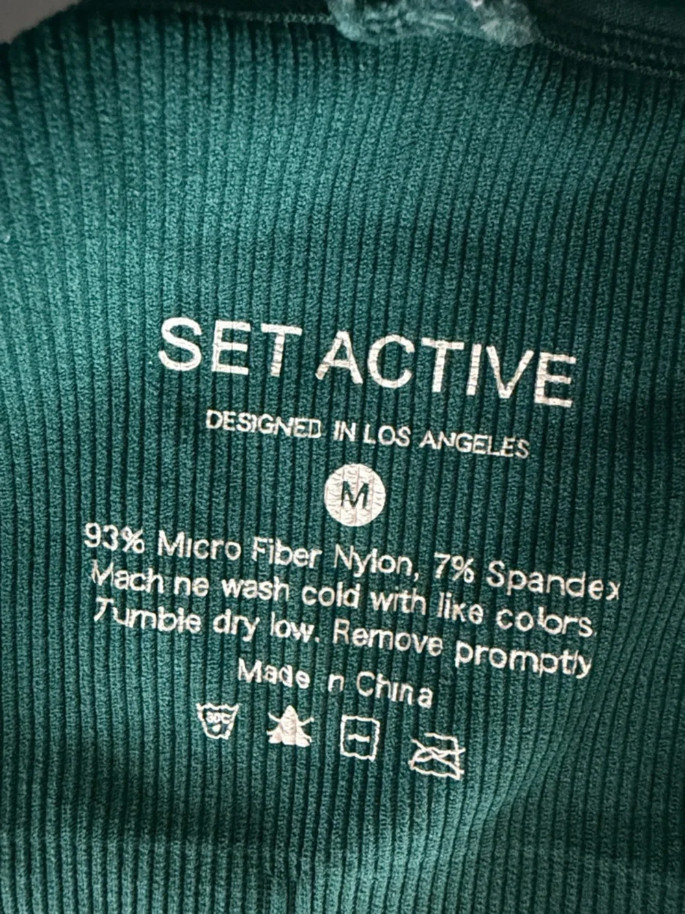 Set Active Ribbed Sports Bra - Picture 4 of 4